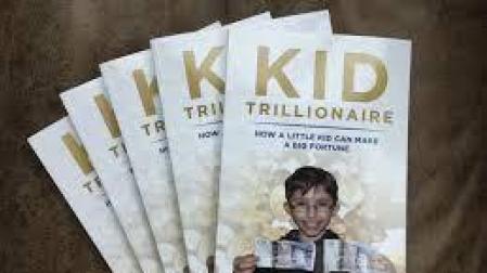 El libro escrito por un niño con consejos financieros para ser 'trillonario'