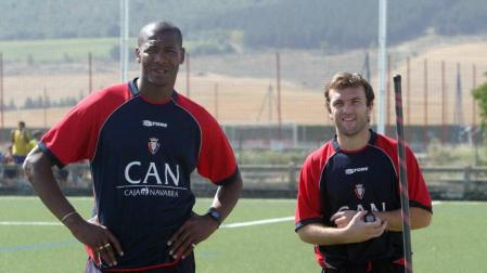 La huella que dejó Osasuna en el Chengue Morales y Romeo