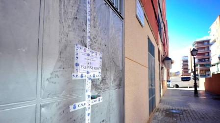 El lugar del apuñalamiento de la joven de Alcorcón