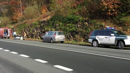 Herido un motorista tras salirse de la vía entre Sunbilla y Santesteban
