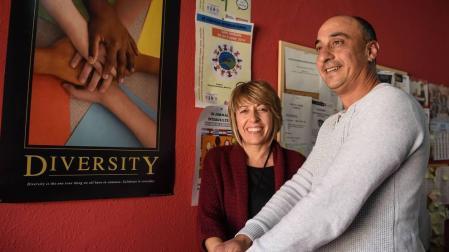 Un tándem por la integración en San Adrián