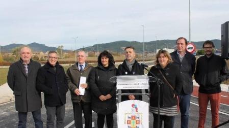 Abierta la nueva salida de Sarriguren por Olaz