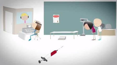 Un corto de animación sobre la importancia de los exámenes médicos a los trabajadores