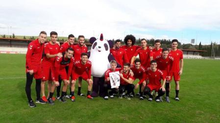 Osasuna, con la gimnasia rítmica