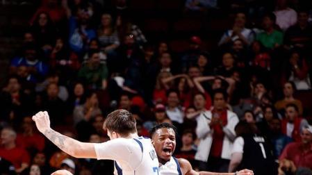 Sobre la bocina y desde el medio campo, el triple de Doncic del que todos hablan