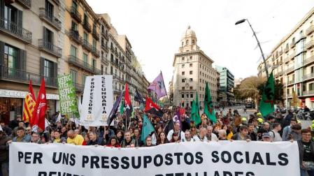 El estallido social contra los recortes desborda a Torra tras seis años de 'procés'