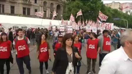 Argentina recibe a los líderes mundiales del G-20 con protestas en las calles