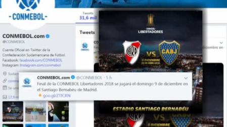 La final de la Copa Libertadores se jugará el 9 de diciembre en el Santiago Bernabéu