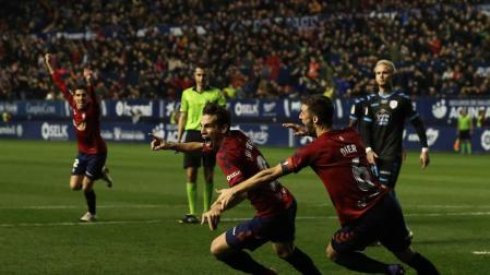 Un gol de Iñigo Pérez en el 89 da la victoria a Osasuna ante el Lugo