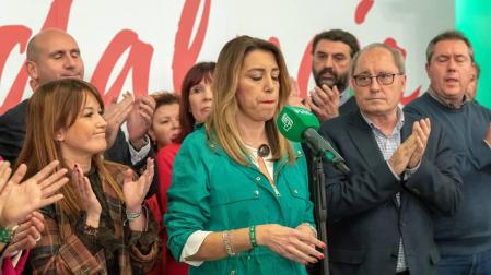 Susana Díaz llama a todos los partidos a parar a la "extrema derecha" en Andalucía