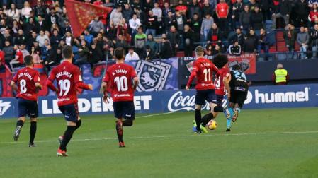 Imágenes del partido del Osasuna Lugo.