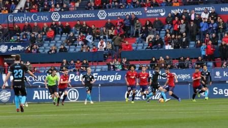 Imágenes del partido del Osasuna Lugo.