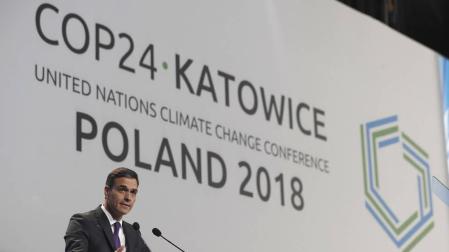 Sánchez anuncia que España alcanzará cero emisiones de CO2 en 2050
