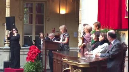 Discurso de Saray tras recoger la Medalla de Oro de Navarra