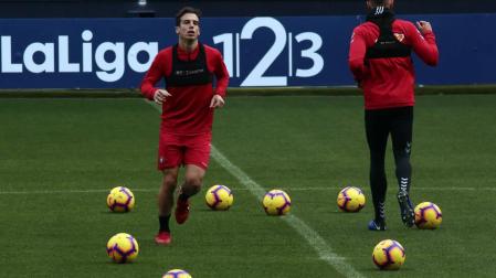 Iñigo Pérez pide sitio en el once de Osasuna