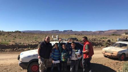 Dos tudelanos, de rally solidario a Marruecos