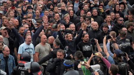 La Policía alemana investiga saludos hitlerianos en la marcha neonazi de Chemnitz