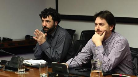Por la izda.: Javier Zardoya Illana y Pablo Mendívil Pérez de Ciriza.