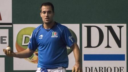 Imágenes del partido entre Olaizola-Albisu y Bengoetxea-Imaz del Parejas 2019