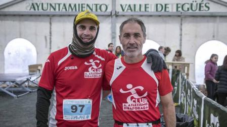 Fotos de la carrera celebrada en las laderas en torno a los depósitos de agua de Burlada, así como las de Beloso Alto y un tramo del Paseo del Arga.