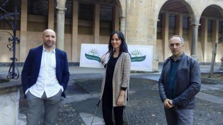Martin Ibarra, Isabel Berruezo y Roberto Pérez Elorza en la presentación del I Concurso de diseño de energía sostenible