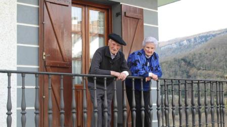 Hermanos y centenarios en Orbaizeta