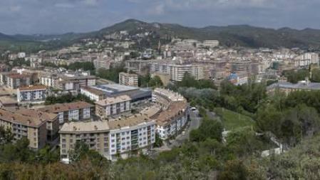 Otra vista de Estella, en este caso de zonas residenciales de más reciente creación como el Sector B, en el que se localizan parte de las calles sobre las que informa el artículo.