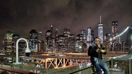La experiencia de un trombonista navarro en Nueva York