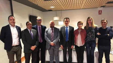 Universidad, I+D+i y energías renovables asuntos tratados por Duque en Navarra