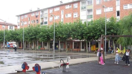 Detalle de la plaza Zumalakarregi,  que será sometida a una remodelación el próximo año.