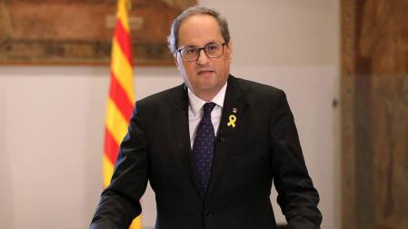 Torra afirma que "volver atrás no es ninguna opción" en el aniversario del 27-O