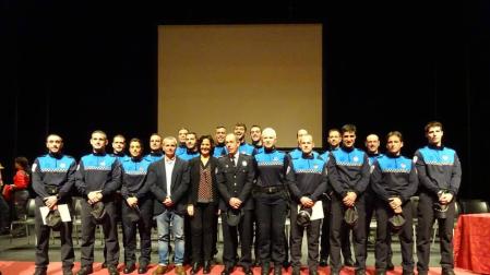 Nuevos inspectores y agentes de la Policía Municipal en Pamplona
