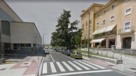 Calle María Auxiliadora, en la Txantrea.