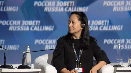 La directora financiera del fabricante de móviles chino Huawei, Meng Wanzhou.