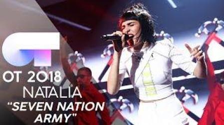 Natalia interpreta 'Seven Nation Army' en la gala 12 de OT 2018