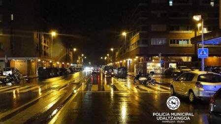 Herida leve una joven de 18 años en un atropello en Pamplona