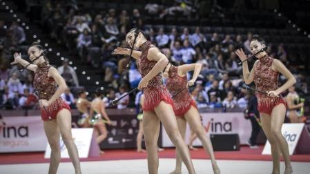 Los clubes se han exhibido en el primer pase en el Navarra Arena.