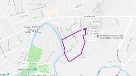 Estos son los cortes de tráfico de este sábado en Pamplona