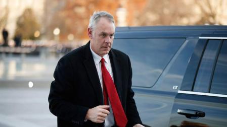 El ya exsecretario de Interior de Estados Unidos, Ryan Zinke.