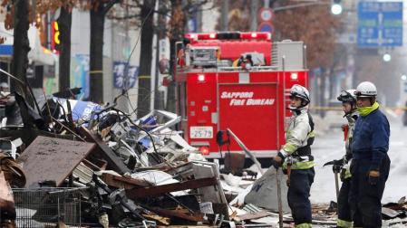 La explosión ha destruido por completo el edificio donde se encontraba el restaurante