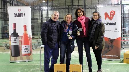 Las ocho mejores duplas del año en sus respectivas categorías compitieron en las instalaciones del Pádel Máster Club de Mutilva.