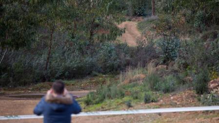 Barranco de Las Mimbreras en El Campillo (Huelva) donde fue encontrado el cadáver de Laura Luelmo.
