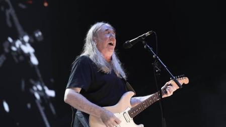 Rosendo, durante su último concierto en Madrid.
