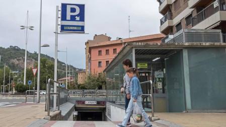 El parking subterráneo de Estella, cuya gestión se asumirá directamente desde el consistorio.