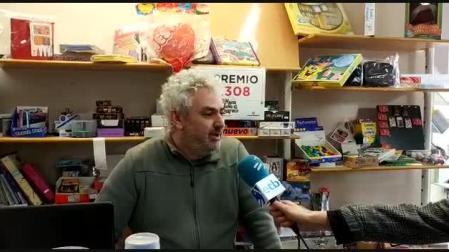 Una librería de Mendillorri vende un quinto premio: "Sé quién puede ser el ganador"