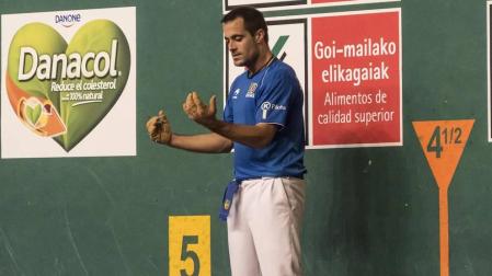 Imágenes del partido entre Olaizola-Albisu y Bengoetxea-Imaz del Parejas 2019