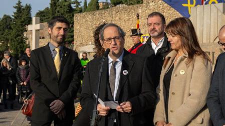 Torra, al Rey: "En Cataluña no hay un problema de convivencia sino de democracia y de justicia"