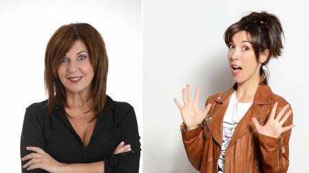 Maribel Salas y Alazne Etxeberria en Zizur Mayor