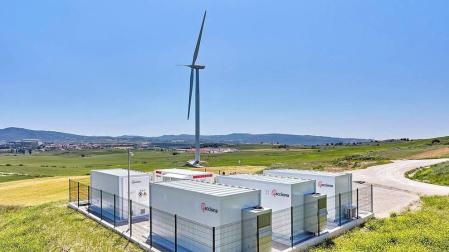 Planta experimental de Acciona en las proximidades de Barásoain.