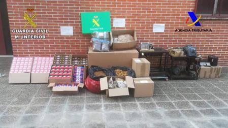 Desarticulado en Navarra un grupo criminal dedicado a la distribución ilegal de tabaco